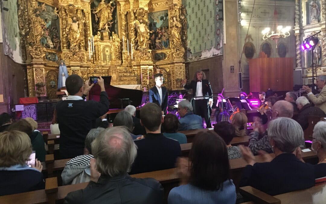 Magnifique concert en l’église de Collioure avec Diégo Tosi, Gabriel Durliat et Daniel Tosi