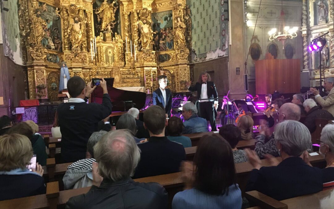 Magnifique concert en l’église de Collioure avec Diégo Tosi, Gabriel Durliat et Daniel Tosi